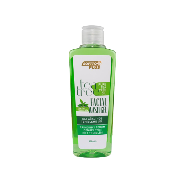 Softto Plus Tea Tree Facial Wash Gel - 200 ml