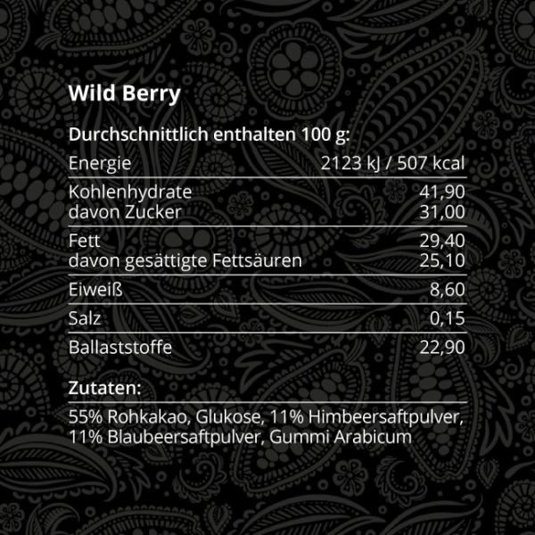 Takamanda Kakao Wild Berry Nuggets 70 g