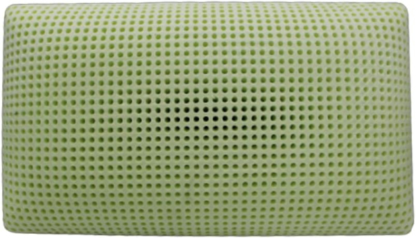 MAPE Duftkissen Nackenstützkissen viscoelastischer Thermo-Soft-Schaum mit 100% Baumwollbezug (Aloe Vera, 70 x 40 x 16 cm)